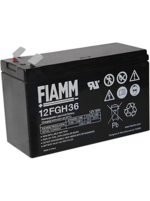Fiamm - 12FGH36 - Lead-acid battery 12 V 9 Ah, 12FGH36, Fiamm