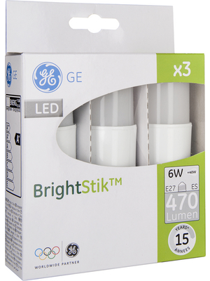 GE Lighting - LED BRIGHT STIK E27 10W/840 TRIO - LED lamp E27;PU=Pack of 3 pieces, LED BRIGHT STIK E27 10W/840 TRIO, GE Lighting