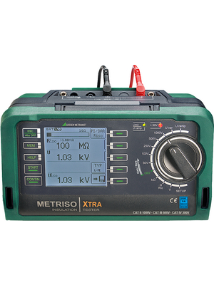 Gossen Metrawatt - METRISO XTRA - Insulation tester 1 TOhm 50 V / 100 V / 250 V / 500 V / 1000 V 1000 VAC TRMS AC, METRISO XTRA, Gossen Metrawatt