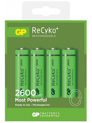GP Batteries - 270AAHCE-2GBW4 - NiMH rechargeable battery HR6/AA 1.2 V, 270AAHCE-2GBW4, GP Batteries