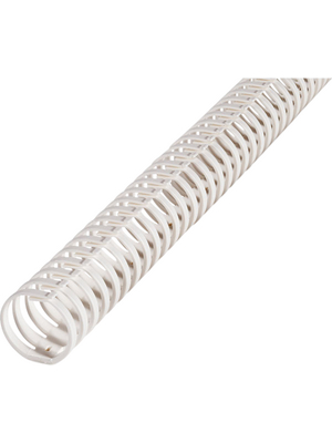 HellermannTyton - HELADUCT FLEX10 PP WH 100 - Spiral cable wrap 10 mm white - 164-11008, HELADUCT FLEX10 PP WH 100, HellermannTyton