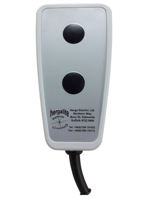 Herga Electric - 6310-8120-3000 - 2 Button hand-operated switch 1 A Thermoplastic, 6310-8120-3000, Herga Electric