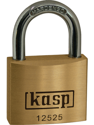Kasp - K12525A1 - Padlock brass 25 mm, K12525A1, Kasp