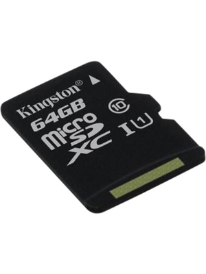 Kingston Shop - SDC10G2/64GBSP - microSD Card, 64 GB, SDC10G2/64GBSP, Kingston Shop