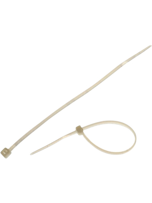 RND Cable - RND 475-00337 - Cable tie natural 142 mm x 3.2 mm, RND 475-00337, RND Cable