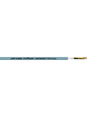 Lapp - UNITRONIC FD P PLUS 3X0,25 - Drag chain cable unshielded   3 x0.25 mm2, UNITRONIC FD P PLUS 3X0,25, Lapp