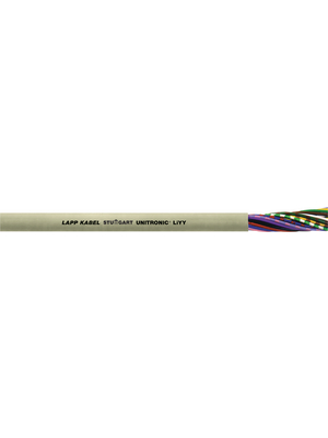 Lapp - 0028410/100 - Control cable 10 x 0.34 mm2 unshielded Bare copper stranded wire grey, 0028410/100, Lapp
