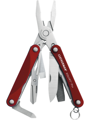 Leatherman - SQUIRT PS4 RED - Multipurpose tool, SQUIRT PS4 RED, Leatherman