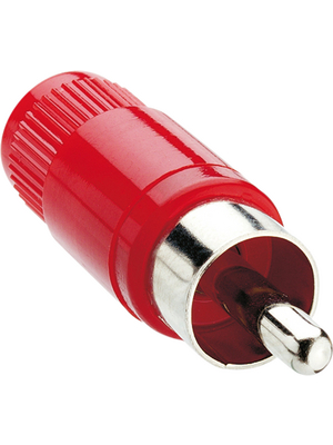 Lumberg Connect GmbH - STO 1 rot - RCA plug red red, STO 1 rot, Lumberg Connect GmbH