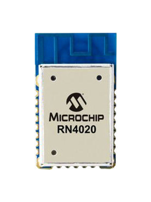 Microchip - RN4020-V/RM120 - Bluetooth module v4.1 100 m Class 1 1.8...3.6 VDC, RN4020-V/RM120, Microchip