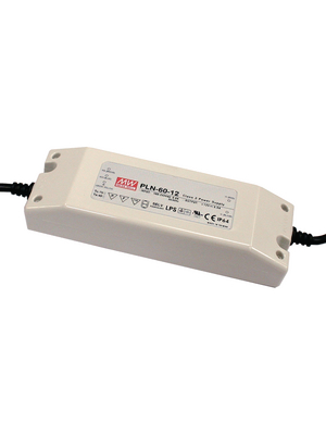 Mean Well - PLN-60-24 - LED driver 16.8...24 VDC, PLN-60-24, Mean Well