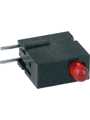 Mentor - 1801.0233 - PCB LED 3 mm round red low current, 1801.0233, Mentor