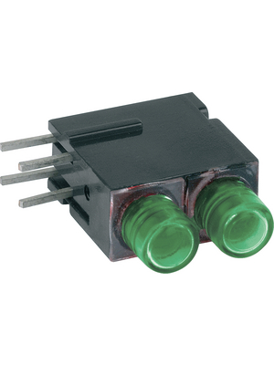 Mentor - 1801.8835 - PCB LED 3 mm round green/green standard, 1801.8835, Mentor