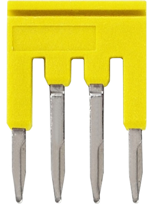 Omron Industrial Automation - XW5S-P1.5-4YL - Short bar N/A 16.3 x 3.0 x 18.2 mm yellow XW5S, XW5S-P1.5-4YL, Omron Industrial Automation