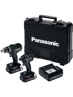 Panasonic Power Tools - EYC215PN2G32 - Cordless driver and impact driver kit 18 V  / 3 Ah Li-Ion, EYC215PN2G32, Panasonic Power Tools