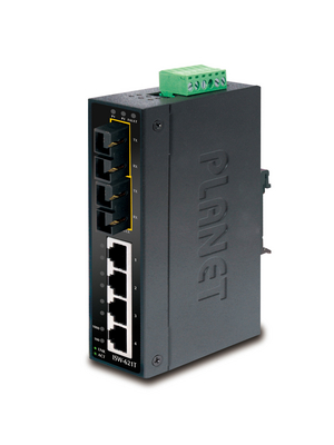 Planet - ISW-621T - Switch 4x 10/100 - DIN-Rail, ISW-621T, Planet