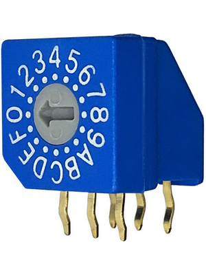 RND Components - RND 210-00094 - PCB coding switch HEX 3+3, RND 210-00094, RND Components