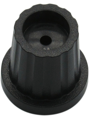 RND Components - RND 210-00290 - Instrument knob, black, 6.4 mm D Shaft, RND 210-00290, RND Components