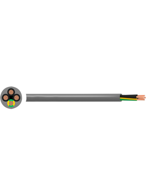RND Cable - RND 475-00268 - Control cable 5 x 0.50 mm2 unshielded Copper grey, RND 475-00268, RND Cable