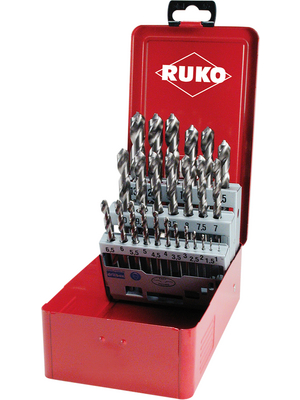 Ruko - 214215 - HSS twist drill set, 25-part, 214215, Ruko