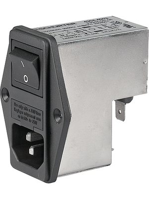 Schurter - 4304.4022 - Power inlet with filter 2 A 250 VAC, 4304.4022, Schurter