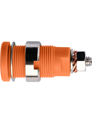 Schtzinger - SEB 6445 Ni / OR - Safety socket ? 4 mm orange CAT III N/A, SEB 6445 Ni / OR, Schtzinger