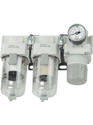 SMC - AC30C-F03-V-B - Air Filter, Mist Separator and Regulator 0.05...1.0 MPa 450 l/min, AC30C-F03-V-B, SMC