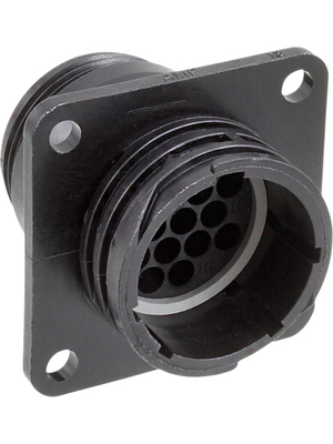 TE Connectivity - 206036-4 - Receptacle CPC Special Series 1 Poles=16, accepts male contacts / Square Flange / sealed, 206036-4, TE Connectivity