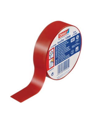 Tesa - 53948 19MM X 20 M RED - Electrical insulation tape red 19 mmx20 m, 53948 19MM X 20 M RED, Tesa