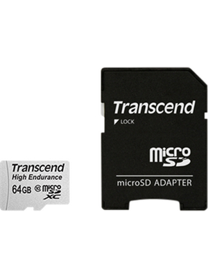 Transcend - TS64GUSDXC10V - microSD Card 64 GB, TS64GUSDXC10V, Transcend