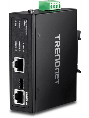 Trendnet - TI-IG60 - PoE Gigabit Injector, PoE / RJ-45 10/100/1000 Mbps-RJ-45 10/100/1000 Mbps, TI-IG60, Trendnet
