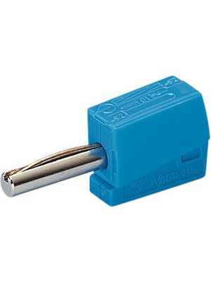 Wago - 215-711 - Laboratory plug ? 4 mm blue N/A, 215-711, Wago
