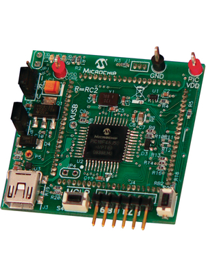 Microchip - MA180024 - PIC18F46J50 FS USB Demo Board Stand-alone mode 5 V, MA180024, Microchip