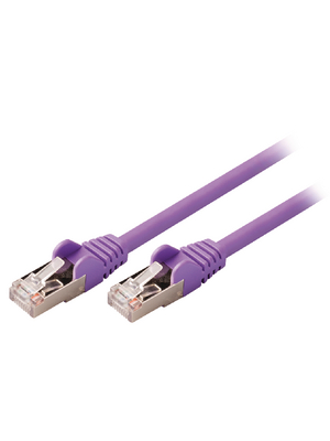 Valueline - VLCP85121U100 - Patch cable CAT5 SF/UTP 10.0 m purple, VLCP85121U100, Valueline