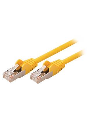 Valueline - VLCP85121Y100 - Patch cable CAT5 SF/UTP 10.0 m yellow, VLCP85121Y100, Valueline