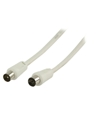 Valueline - VLSP40000W10 - Coax Cable 1.00 m Coax Male / Coax Female, VLSP40000W10, Valueline