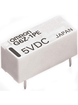 Omron Electronic Components - G6Z1PE24DC - Signal relay 24 VDC 2880 Ohm 200 mW THD, G6Z1PE24DC, Omron Electronic Components