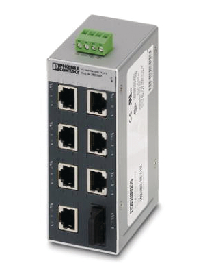 Phoenix Contact - FL SWITCH SFN 7TX/FX - Industrial Ethernet Switch 7x 10/100 RJ45 / 1x SC (multi-mode), FL SWITCH SFN 7TX/FX, Phoenix Contact