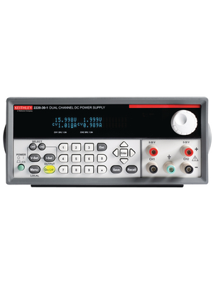 Keithley - 2220-30-1 - Laboratory Power Supply 2 Ch. 0...30 VDC 1.5 A / 0...30 VDC 1.5 A, Programmable, 2220-30-1, Keithley