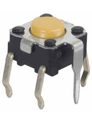 Omron Electronic Components - B3F-1102 - PCB Switch 24 VDC 50 mA Through Hole THT yellow, B3F-1102, Omron Electronic Components