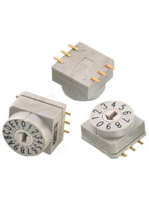 Wrth Elektronik - 428521320810 - Rotary wafer switch THTP 10Pos Pitch 2.54 mm, 428521320810, Wrth Elektronik