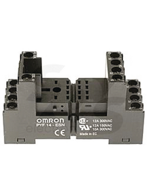Omron Industrial Automation - PYF14-ESN-B - Relay socket 14 pole, PYF14-ESN-B, Omron Industrial Automation