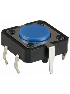Omron Electronic Components - B3F-5100 - PCB Switch 24 VDC 50 mA Through Hole THT blue, B3F-5100, Omron Electronic Components