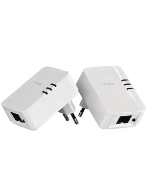 Trendnet - TPL-406E2K - Ethernet adapter kit, Powerline LAN mini AV 1 x 10/100 500 Mbps, TPL-406E2K, Trendnet
