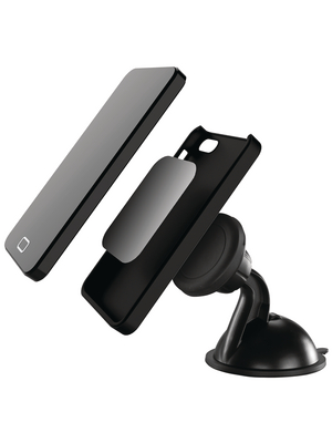 ICY BOX - IB-AC634 - Mini mount for smartphones & navigation systems black, IB-AC634, ICY BOX