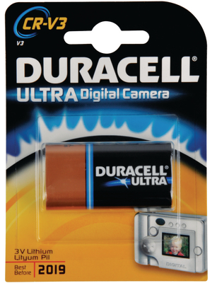 Duracell - CR-V3 - Photo battery Lithium 3 V 2700 mAh, CR-V3, Duracell