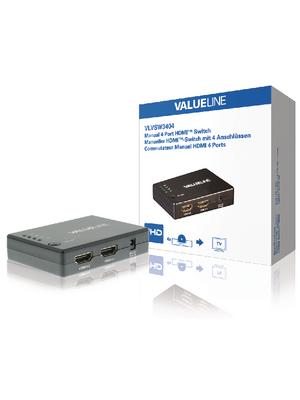 Valueline - VLVSW3404 - HDMI Splitter, VLVSW3404, Valueline