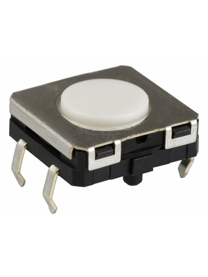 Omron Electronic Components - B3W-4000 - PCB Switch 24 VDC 50 mA Through Hole THT white, B3W-4000, Omron Electronic Components