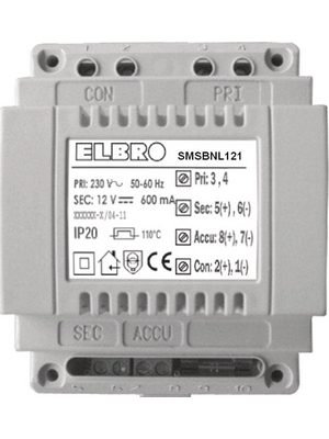 Elbro - SMSBNL121 - Power-charger device, SMSBNL121, Elbro