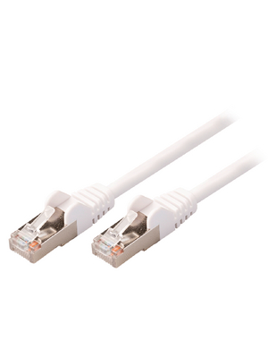 Valueline - VLCP85121W05 - Patch cable CAT5 SF/UTP 0.50 m white, VLCP85121W05, Valueline